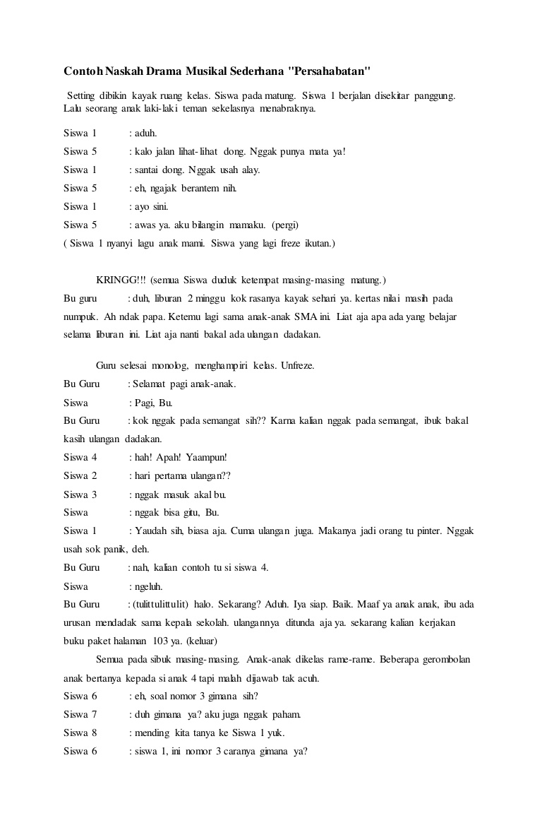 contoh naskah dialog drama 6 orang percakapan bahasa sunda 4